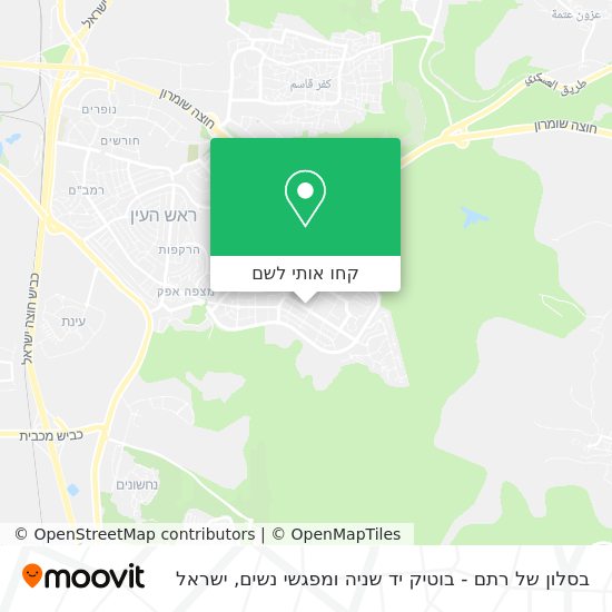 מפת בסלון של רתם - בוטיק יד שניה ומפגשי נשים