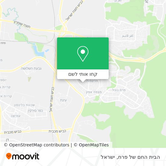 מפת הבית החם של פרח