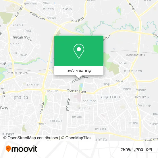 מפת וייס יצחק