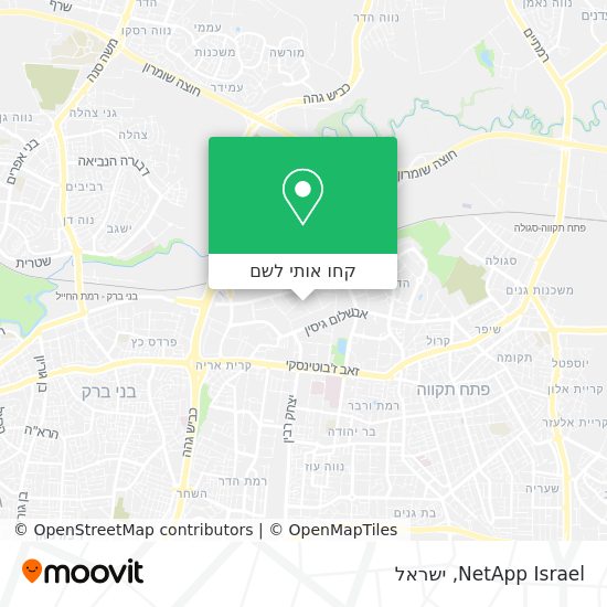 מפת NetApp Israel