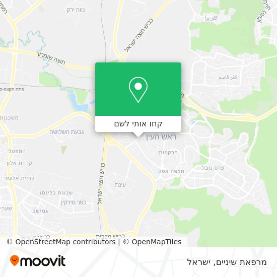 מפת מרפאת שיניים