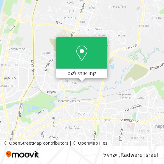 מפת Radware Israel