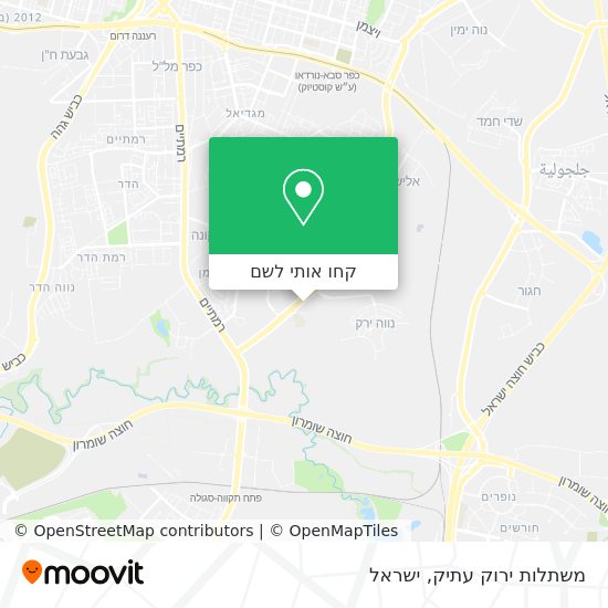 מפת משתלות ירוק עתיק