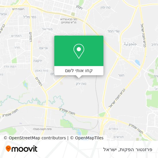 מפת פרזנטור הפקות