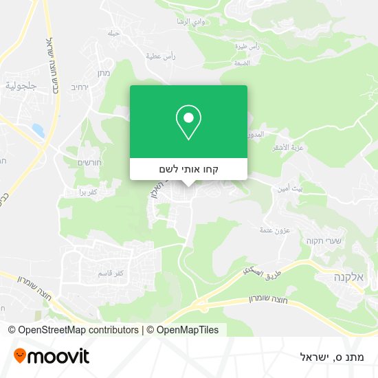 מפת מתנ ס