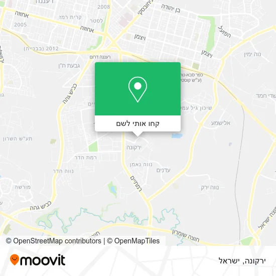 מפת ירקונה