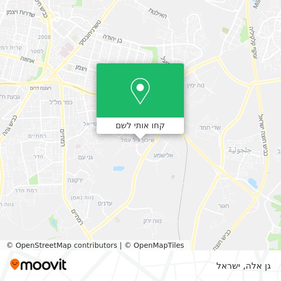 מפת גן אלה