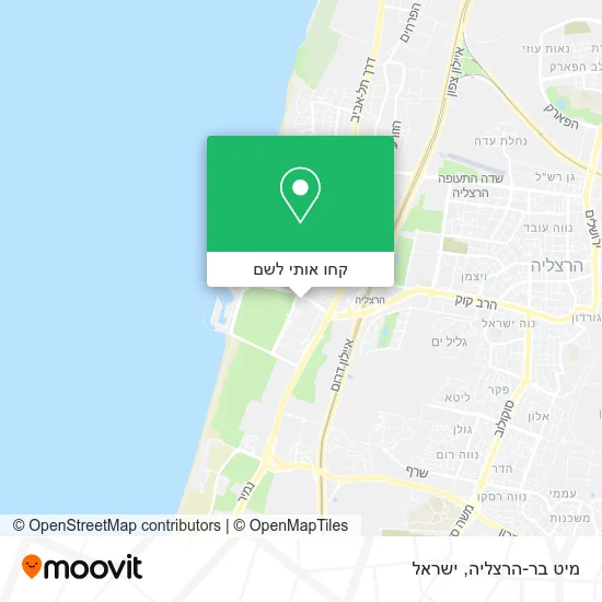 מפת מיט בר-הרצליה