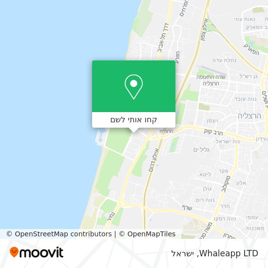 מפת Whaleapp LTD