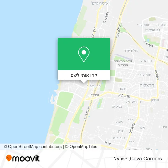 מפת Ceva Careers