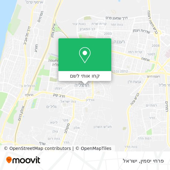 מפת פרחי יסמין