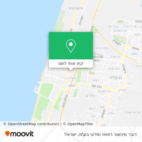 מפת דובר מיכשור רפואי ומדעי בע\מ