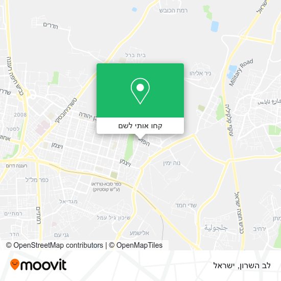 מפת לב השרון