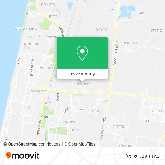 מפת בית העם