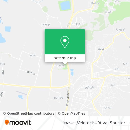 מפת Veloteck - Yuval Shuster