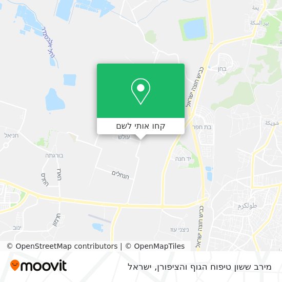 מפת מירב ששון טיפוח הגוף והציפורן