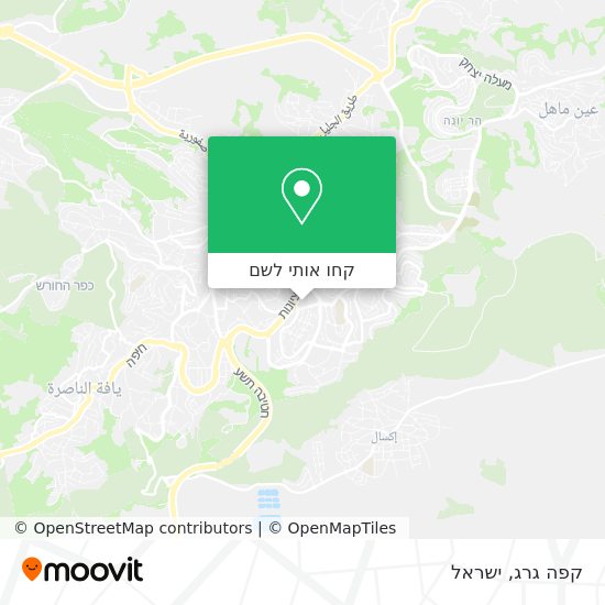 מפת קפה גרג