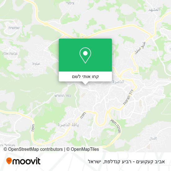 מפת אביב קעקועים - רביע קנדלפת