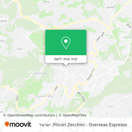 מפת Filicori Zecchini - Overseas Espresso
