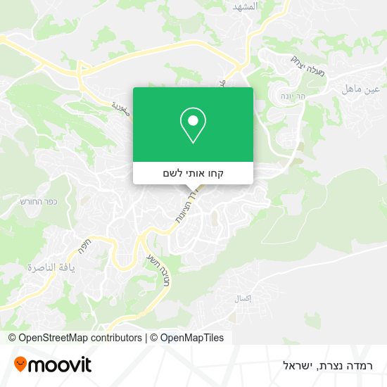 מפת רמדה נצרת