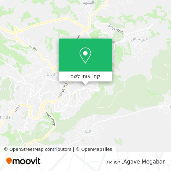 מפת Agave Megabar