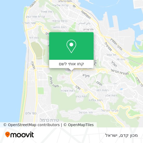 מפת מכון קדם