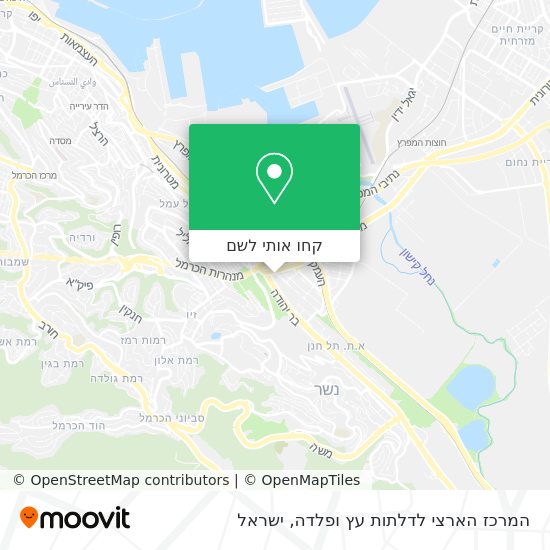 מפת המרכז הארצי לדלתות עץ ופלדה