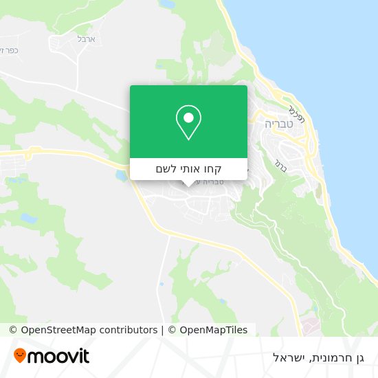 מפת גן חרמונית