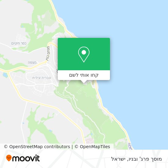 מפת מוסך פרג' ובניו
