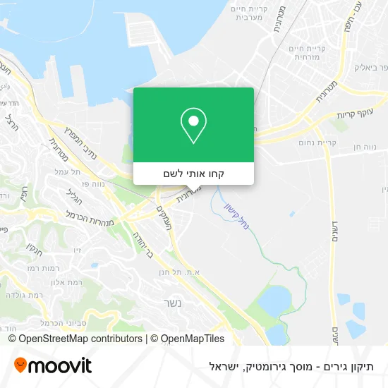 מפת תיקון גירים - מוסך גירומטיק