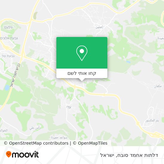 מפת דלתות אחמד סובח