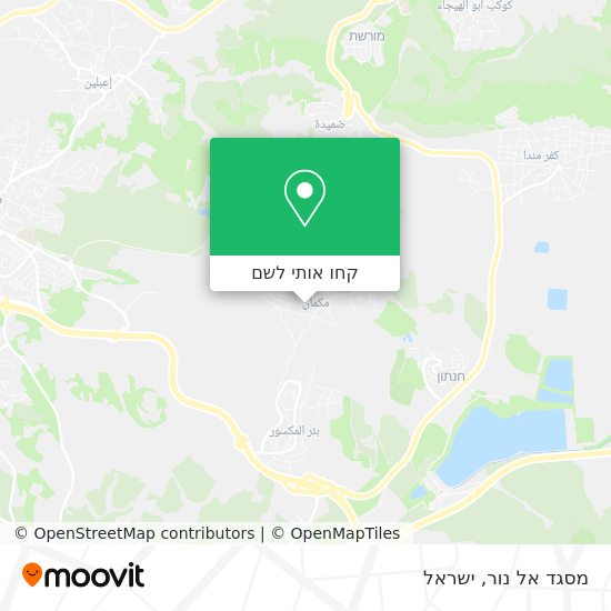 מפת מסגד אל נור