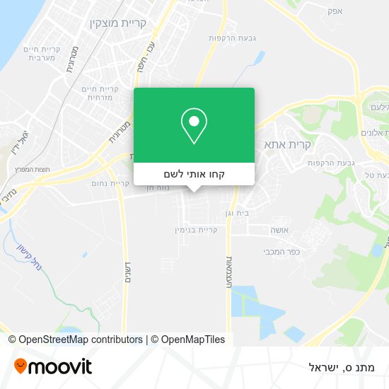 מפת מתנ ס