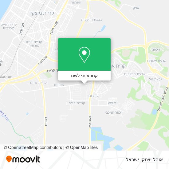 מפת אוהל יצחק