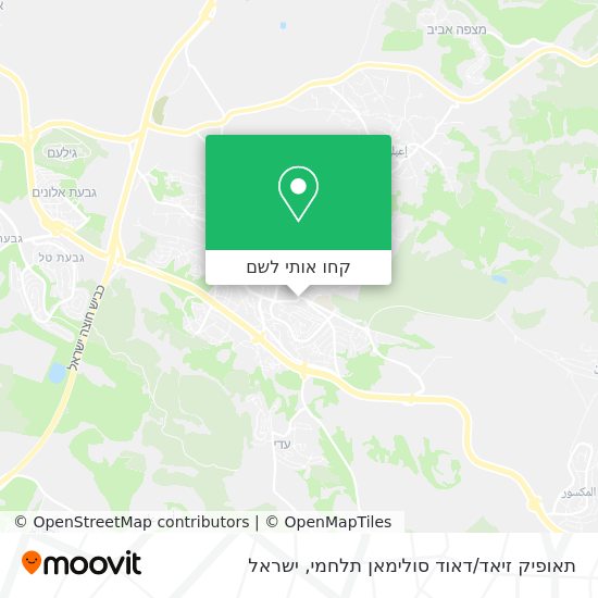 מפת תאופיק זיאד/דאוד סולימאן תלחמי