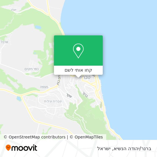 מפת ברנר/יהודה הנשיא