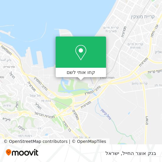 מפת בנק אוצר החייל