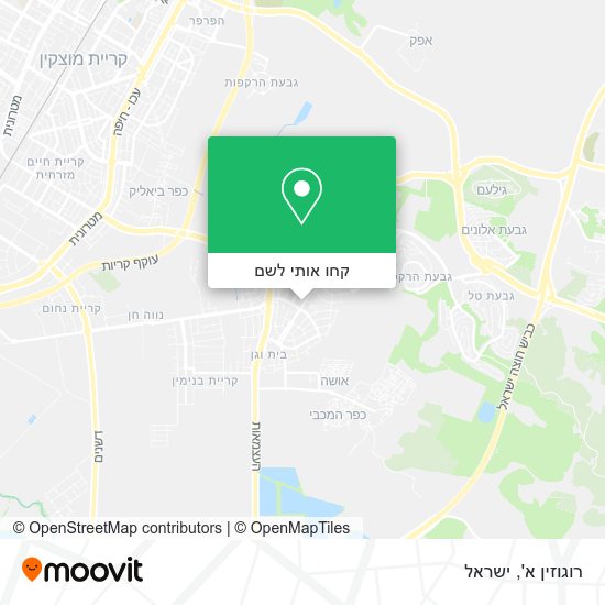 מפת רוגוזין א'