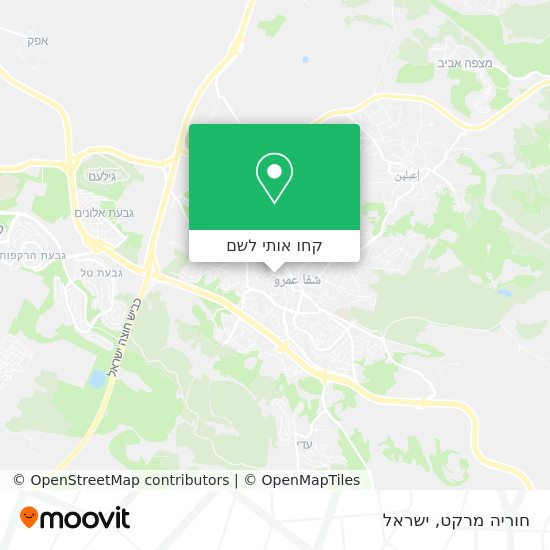 מפת חוריה מרקט
