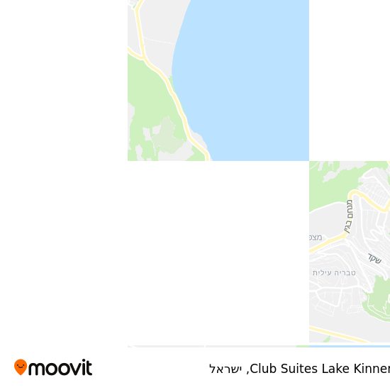 מפת Club Suites Lake Kinneret
