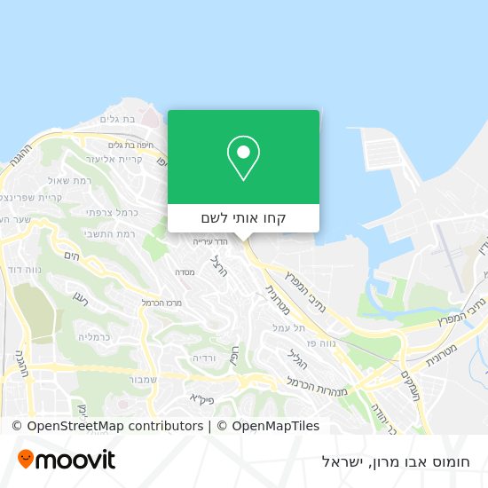מפת חומוס אבו מרון