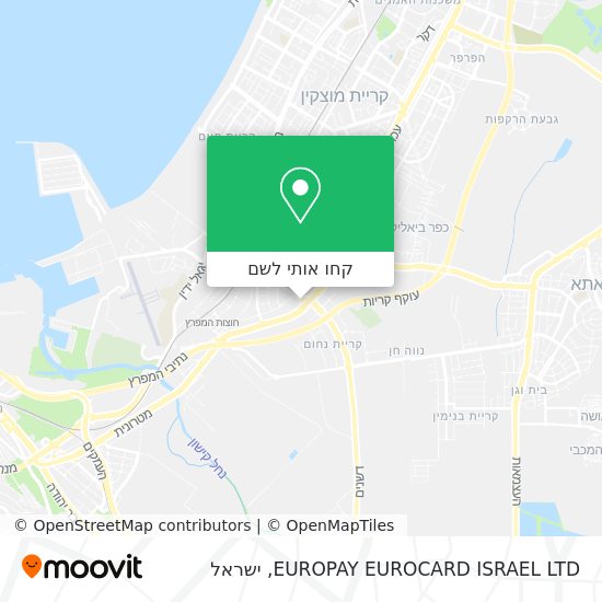 מפת EUROPAY EUROCARD ISRAEL LTD