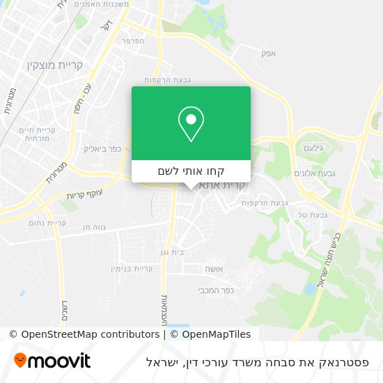 מפת פסטרנאק את סבחה משרד עורכי דין