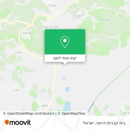 מפת בית קברות דרומי