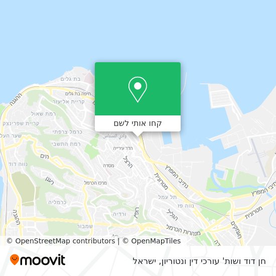 מפת חן דוד ושות' עורכי דין ונטוריון