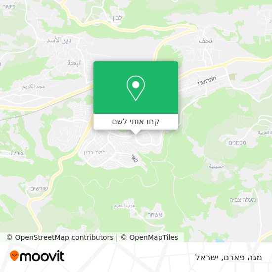 מפת מגה פארם