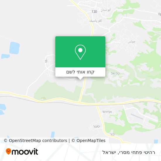 מפת רהיטי פתחי מסרי