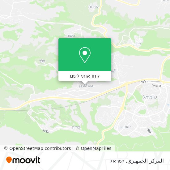 מפת المركز الجمهيري