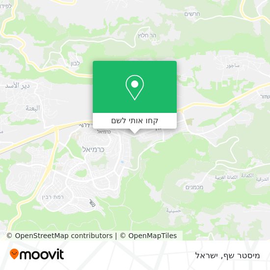 מפת מיסטר שף