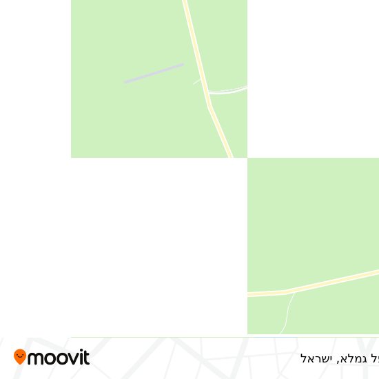 מפת מפל גמלא